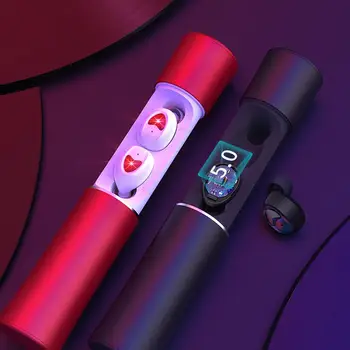 

5.0 Bluetooth Wireless Earphones True Wireless Earbuds in-Ear Stereo with Microphone Binaural Calls Headset