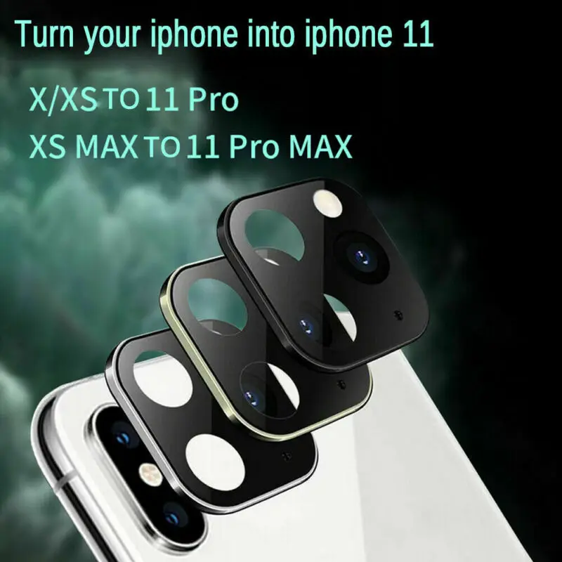Защитная пленка для объектива камеры iPhone X/XS MAX Seconds Change На i 11 Pro Max|Чехлы пультов| |