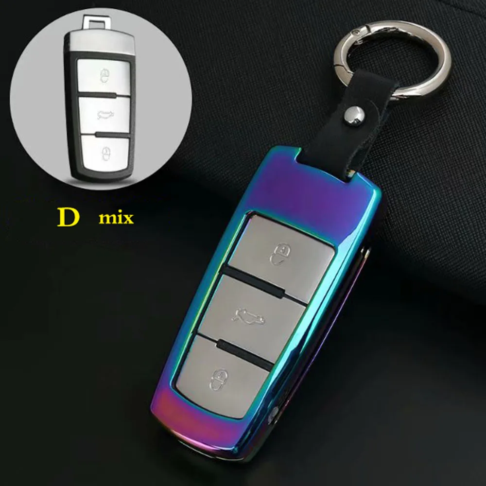 For VW Passat CC Jetta MK5 MK6 Golf 6 7 polo Touareg Tiguan Sharan Scirocco EOS Sagitar Lang Yi Bora Lingdu car Key Cover case