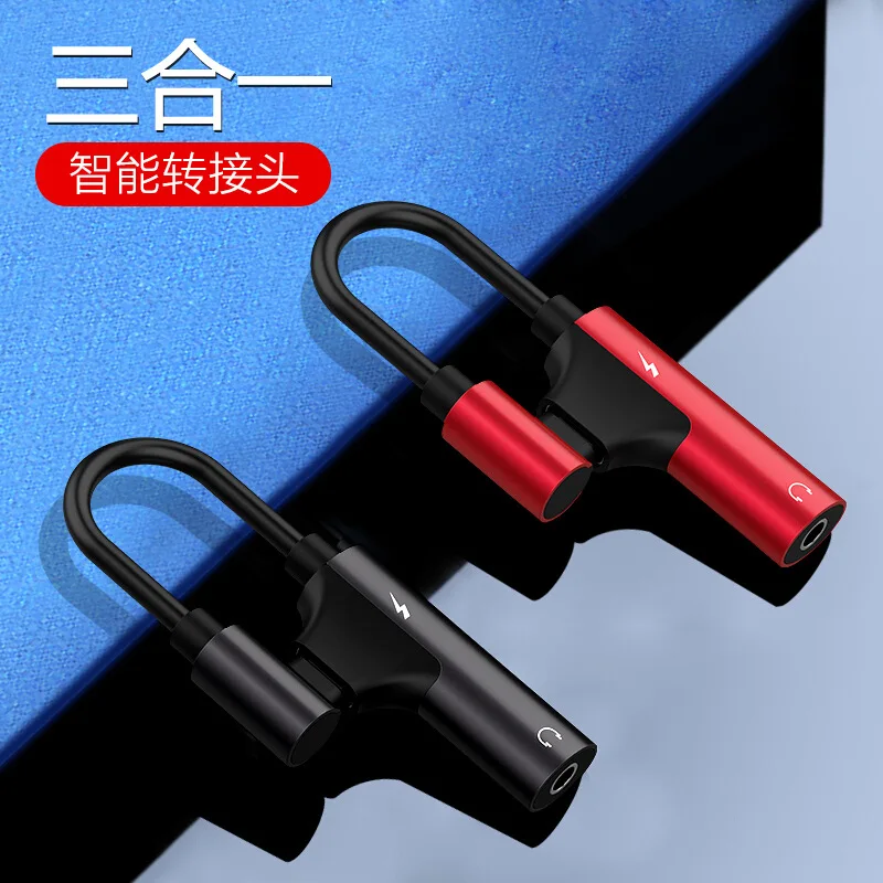 2 в 1 USB C аудио кабель Тип C до 3,5 мм разъем Aux Наушники вызова музыка зарядный адаптер для Xiaomi samsung huawei htc