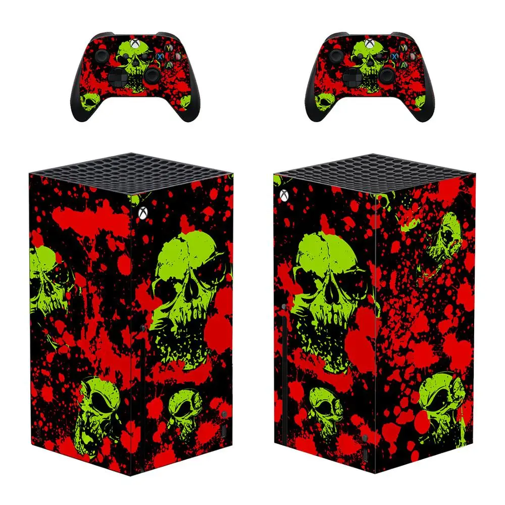 Skull Skin Sticker Cover Per Xbox Series X Console E Controller Xbox Series X Skin Sticker Decal Vinyl