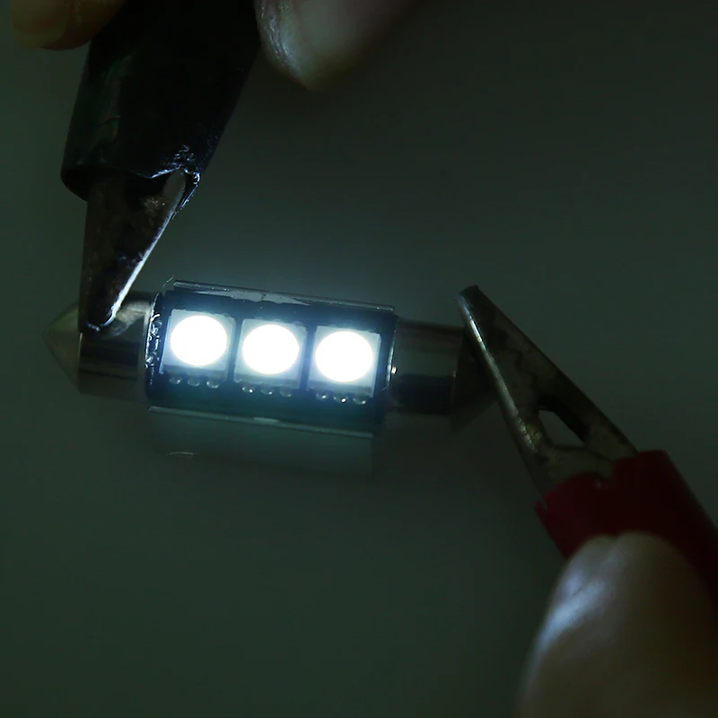 5 шт./лот 5050 3SMD 36 мм Canbus теплоотвод светодиодные автомобильные внутренние фестоны