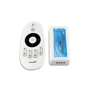 

Single Color LED Sync Group Controller Dimmer DC12V 24V 12A Wireless Touch 2.4G RF Remote Controller for Single Color LED Strips