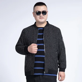 

10XL 8XL 6XL 5XL Spring New Men's Bomber Zipper Jacket Male Casual Streetwear Hip Hop Slim Fit Pilot Coat Men Clothing Plus Size
