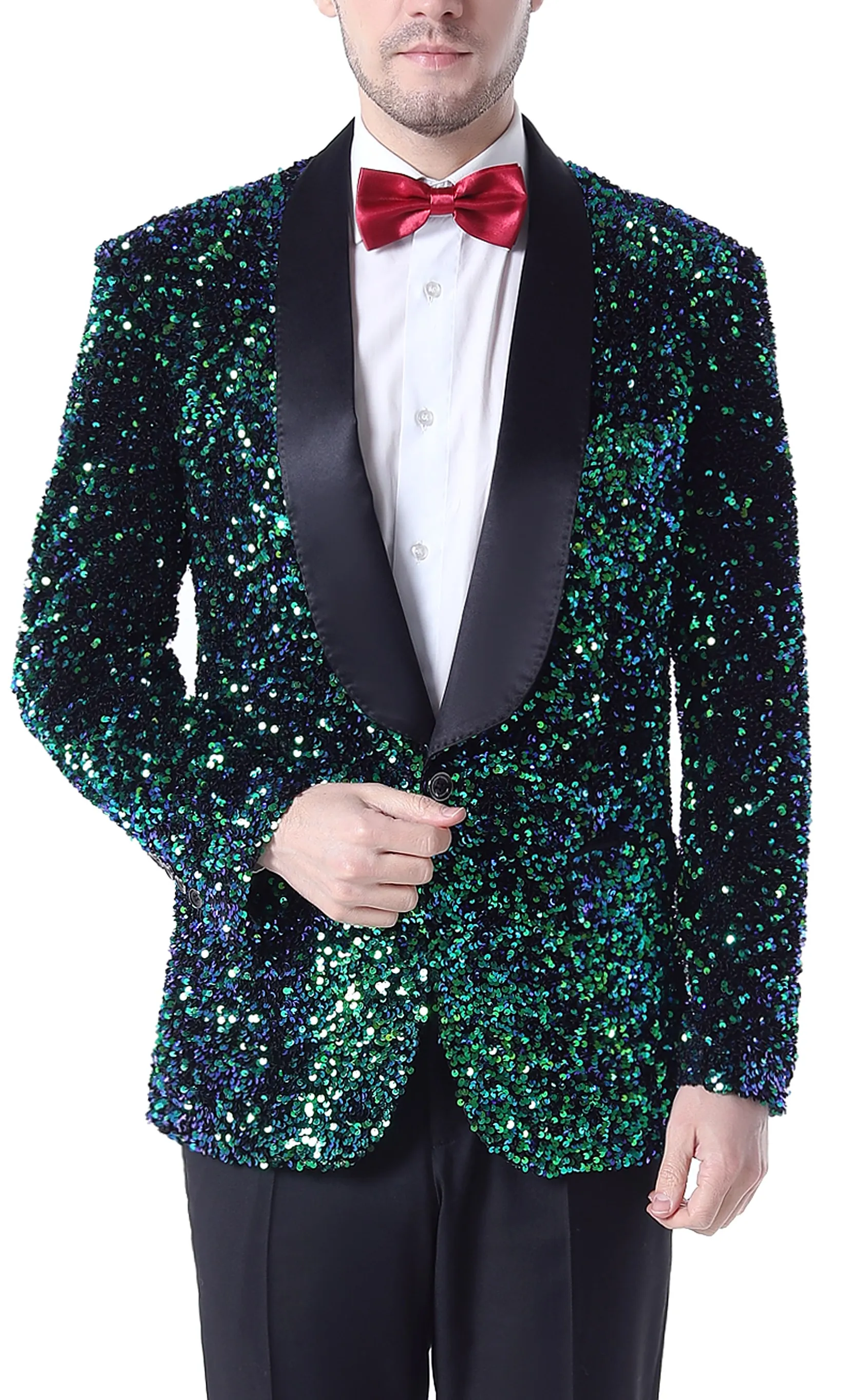 

2020 Handsome Green Tuxedos Slim Fit Mens Wedding Suits Two Button Groom Wear Two Pieces Custom Made Formal Suit(Jacket+Pants)