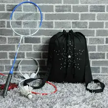 Женская Холщовая Сумка на шнурке, рюкзак для спортзала, мужской женский рюкзак, сумка на шнурке