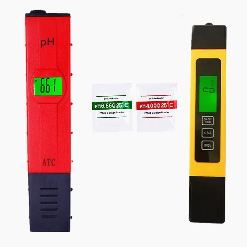 

Digital PH Meter 0.01 PH Tester EC TDS Meter Water Acidity Tester Hydroponic Pool Pen With Backlight design aquarium 30% OFF