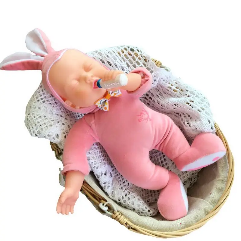 

30 см Кукла Новорожденный миньдолл Спящий ребенок африканская темнокожая девушка подарок сопровождать Силиконовые Мальчик День рождения детей Рождество