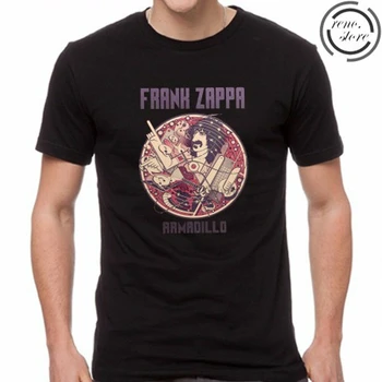 

Frank Zappa Armadillo Logo Men Black T-Shirt Size S M L XL 2XL 3XL(1)