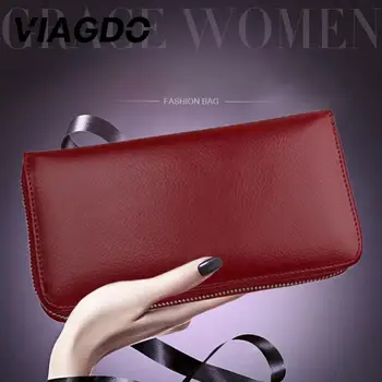 

Big Wallet RFID Wallet Purses Leather Bags Credit Card Men'S Fashion 36 Cards Antimagnetic 5 Colors Practical