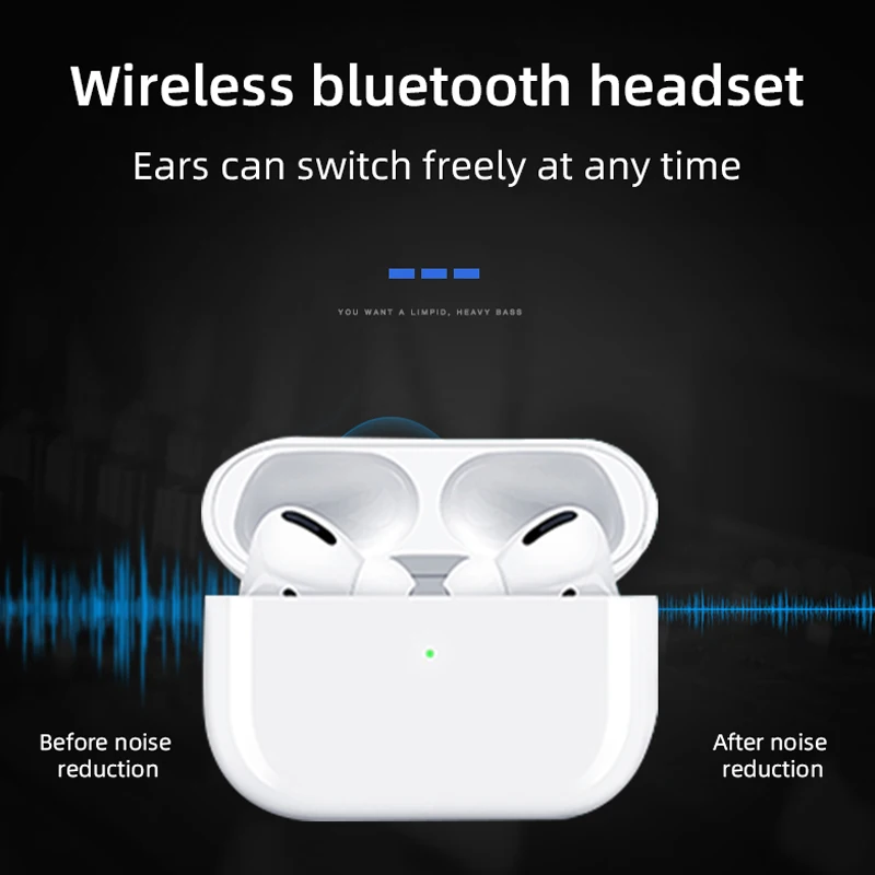 

I300 three generation wireless bluetooth headset pop-up window in-ear detection positioning active noise reduction stereo