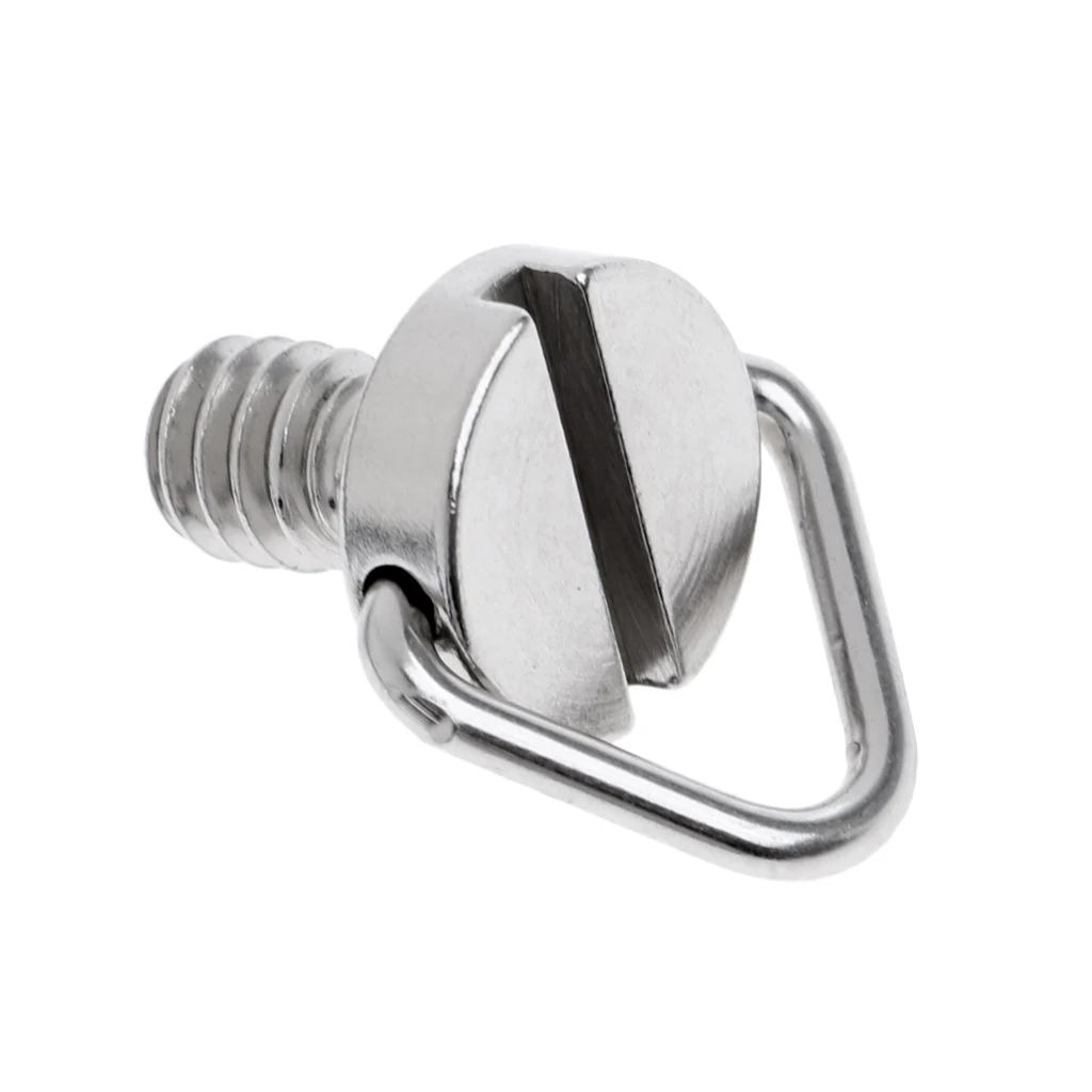 3pcs Stainless Steel Replacment Scuba Diving Camera Base Tray Screw Adaptors