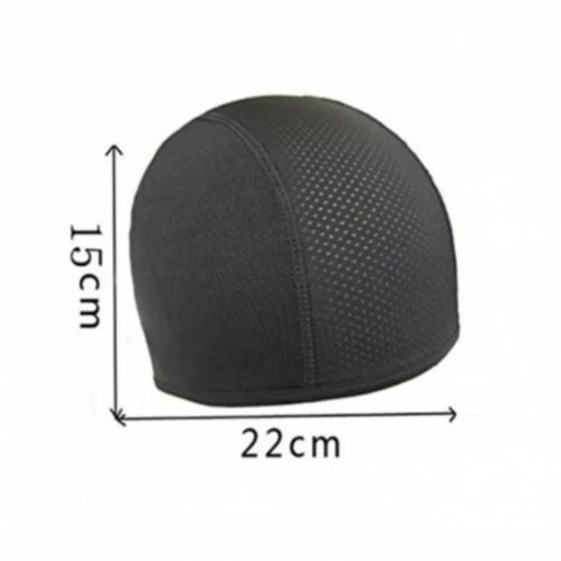Quick Dry Cycling Caps Black Sports Running Motorcycle Helmet Inner Liner Beanie Caps Moisture Wicking Cooling Outdoor Sport Hat cycling caps cycling hat cycling hats sport headbands running hat riding hat