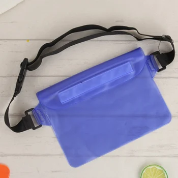 

Summer Sport Beach Waterproof PVC Swimming Package Belt Holder Dry Bag Pouch & Strap Sealing Strip Pouch