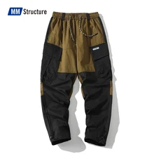 

Men Cargo Pants Japanese Hip Hop Joggers 2021 New Male Military Style Multi Pockets Cotton Straight Casual Trousers Streetwear