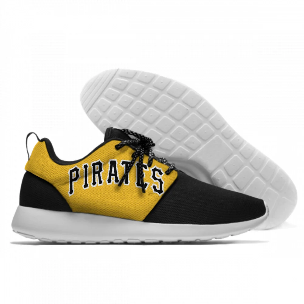 Pittsburgh Pirates3 Горячая Мода Печать Питтсбург пайрэтс логотипы Легкая спортивная обувь для прогулок для друзей семьи - Цвет: Pittsburgh Pirates3