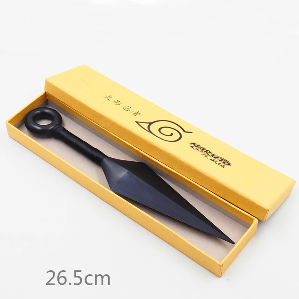 1PCS Anime Naruto Weapon Props Ninja Uzumaki Kunai Shuriken Throwing Cosplay Toy Accessories Props