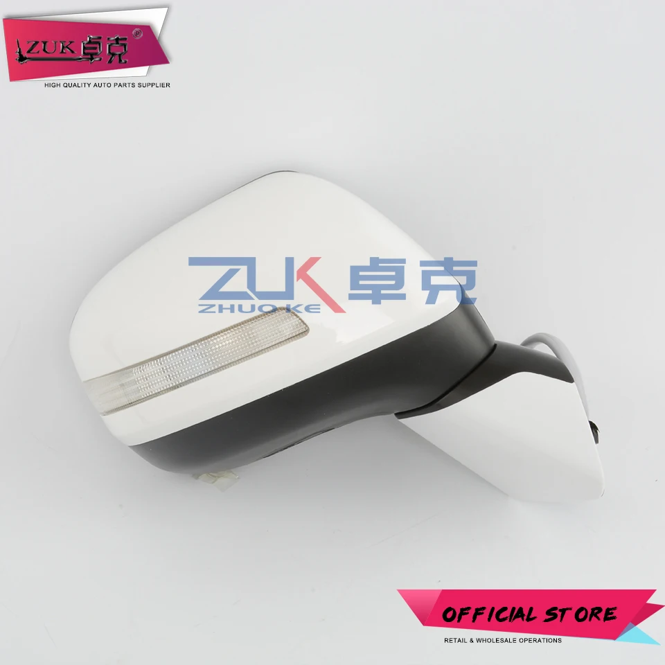 ZUK пара внешний Зеркало заднего вида в сборе для HONDA CIVIC FB2 FB3 FB4 FB6 2012 2013 5-шпильки с светодиодный поворотник светильник