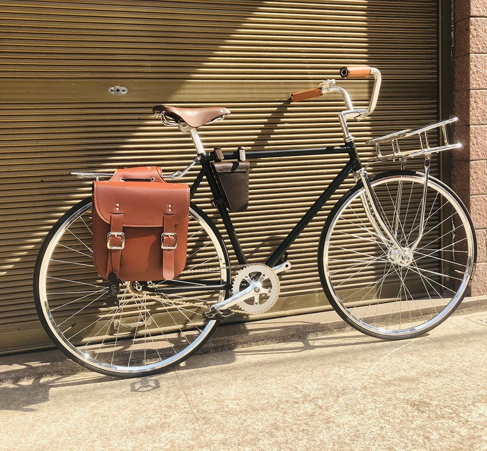 vintage road bike 700C bike Retro sliver with sliver basket Track single speed Bicycle frame 52cm with lug fixie bike frame