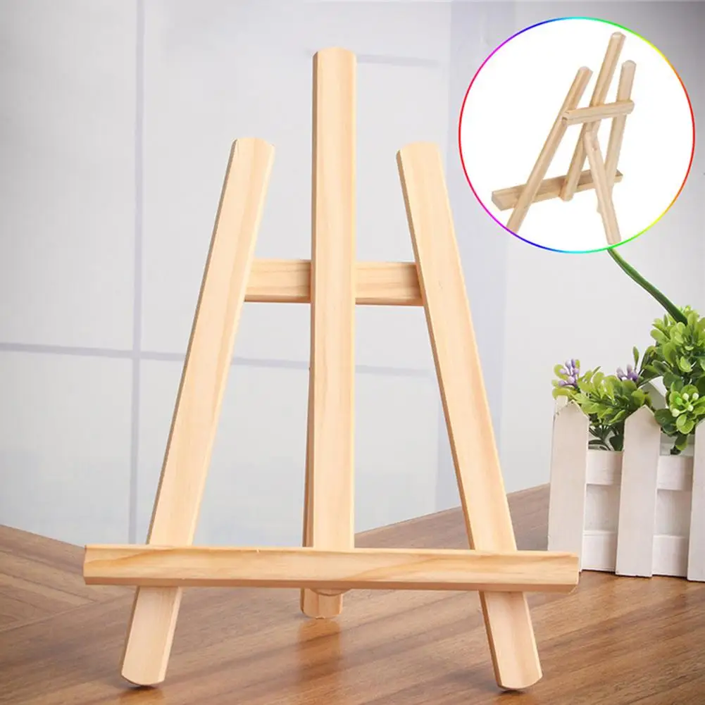 Wood Easel artist Art Craft Wooden Adjustable Table Card Stand Tripod Display Holder Calendar Rack Wedding |