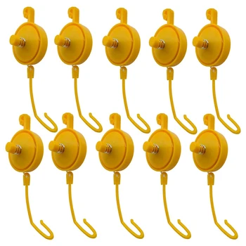 

Plant Yoyo Grow Hanger with Stopper, Adjustable Indoor Plant Support Yo Yo (Pack of 10)
