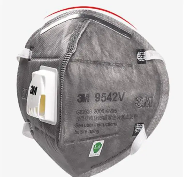 

New 9542V Grey Safety Protective FFP2 FFP3 Dust Masks Anti-PM 2.5 Sanitary Working Respirator With Filter Structure
