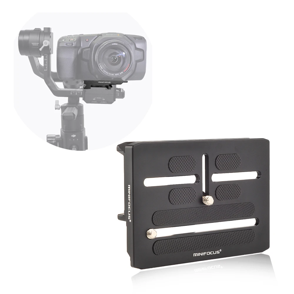 Offset Plate For Bmpcc 4k Camera On Dji Ronin S Gimbal Quick Release