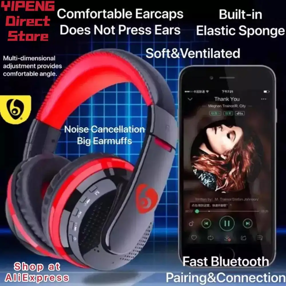 OVLENG MX666 за ухо бас стерео Bluetooth наушники Беспроводной гарнитура Поддержка микро SD