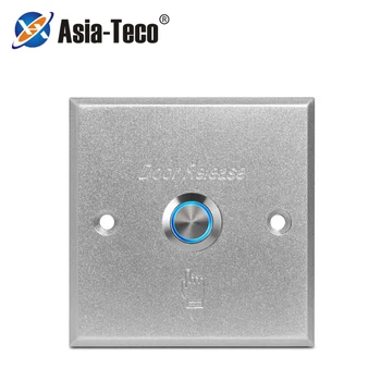 

86*86mm Aluminum alloy Push Button Switch Exit Button Door release for door lock access control gate door opener