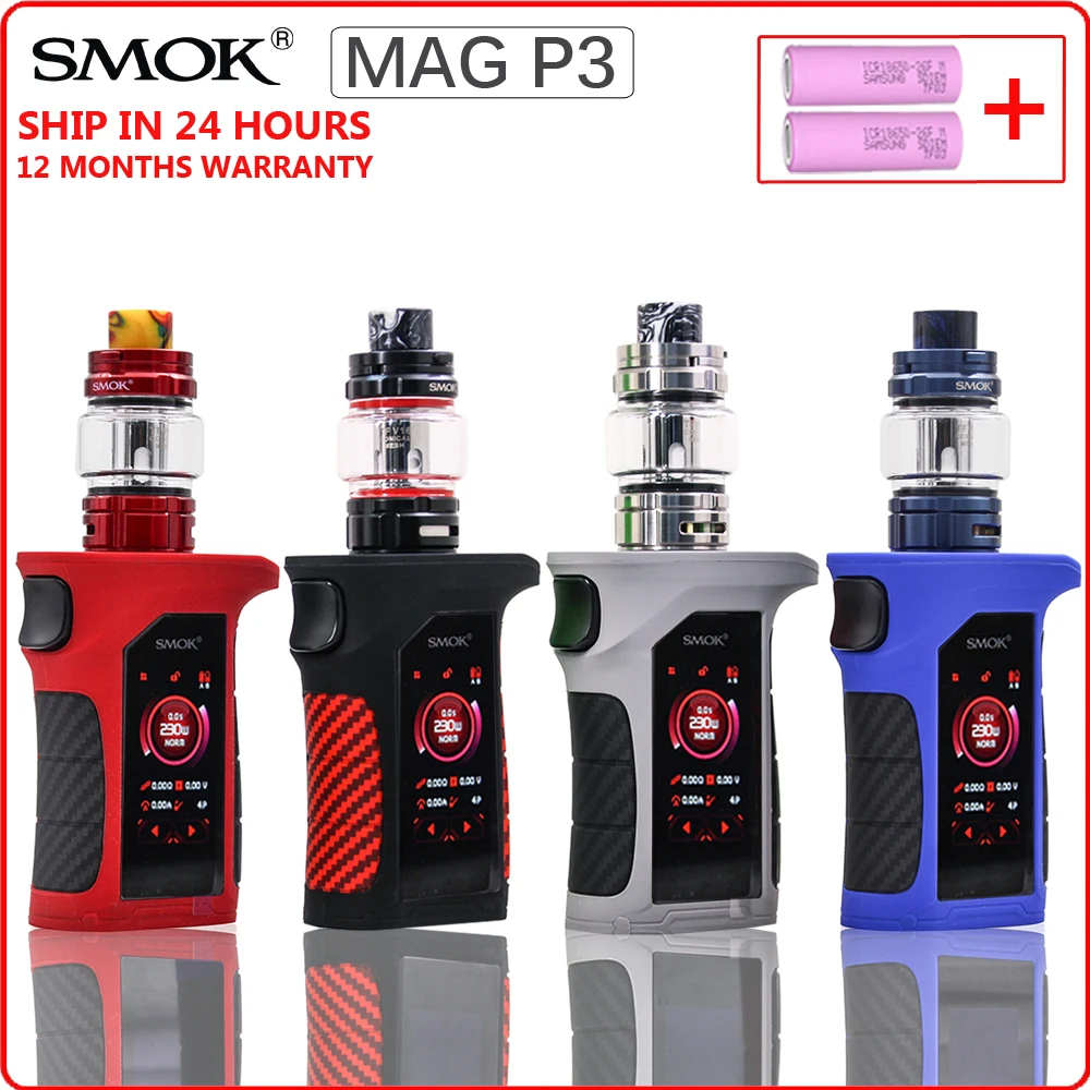 Новинка! Mag P3 230 Вт TC комплект Электронная сигарета P 3 коробка мод Vape с TFV16 испаритель 9 мл атомайзер катушка VS X-PRIV G-PRIV 2