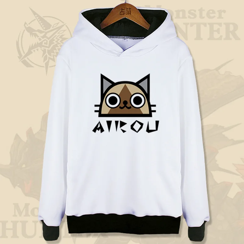 Monster Hunter Yiankutku Plesioth толстовка с капюшоном, костюм для косплея, модная куртка с капюшоном с героями мультфильмов, школьная форма для студентов - Цвет: Розовый