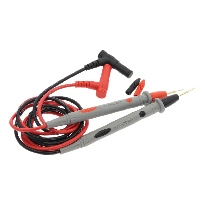 1 Pair Universal Probe Test Leads Pin for Digital Multimeter Needle Tip Meter Multi Meter Tester Lead Probe Wire Pen Cable 20A
