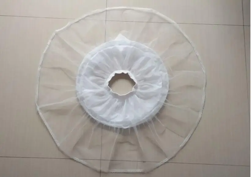 In stock Petticoats Wedding Accessories 2 Layers Hoopless Short Crinoline White Ball Gown Princess Underskirt