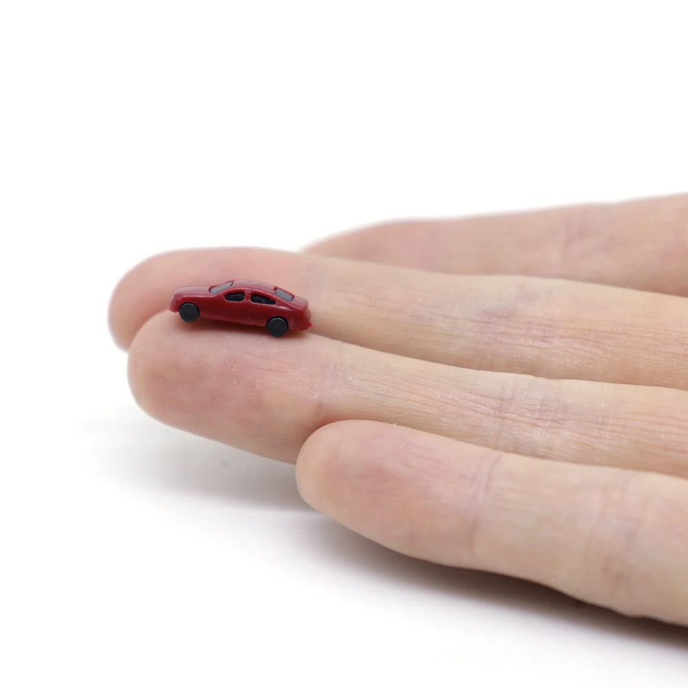 미니어처 자동차 모델 장난감, 철도 기차 건축 건물 레이아웃, ABS 플라스틱 차량 페인트, 1:250-300 스케일, 12 개