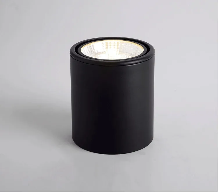 射灯led单灯明装cob筒灯北欧背景墙吸顶射灯可调节免开孔外置筒灯-淘宝网_15