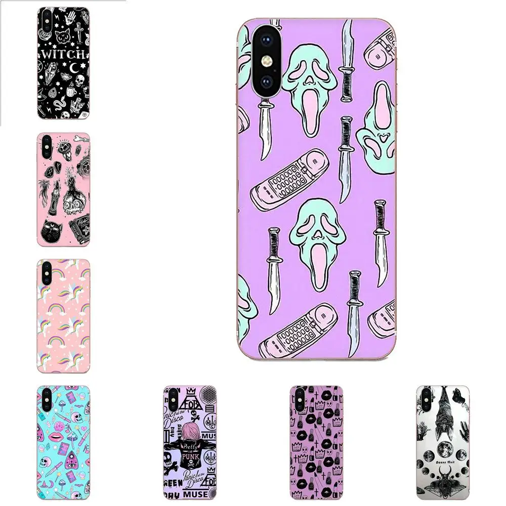 Girly Pastel Witch Goth Pattern Samsung S10 Case