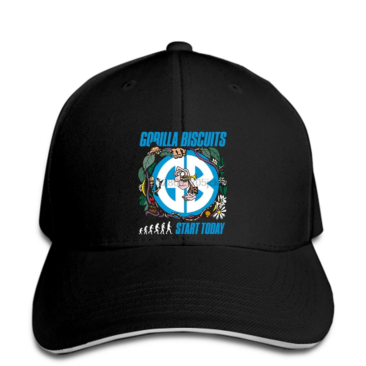 Новая популярная мужская черная бейсболка GORILLA BISCUITS Start Today snapback