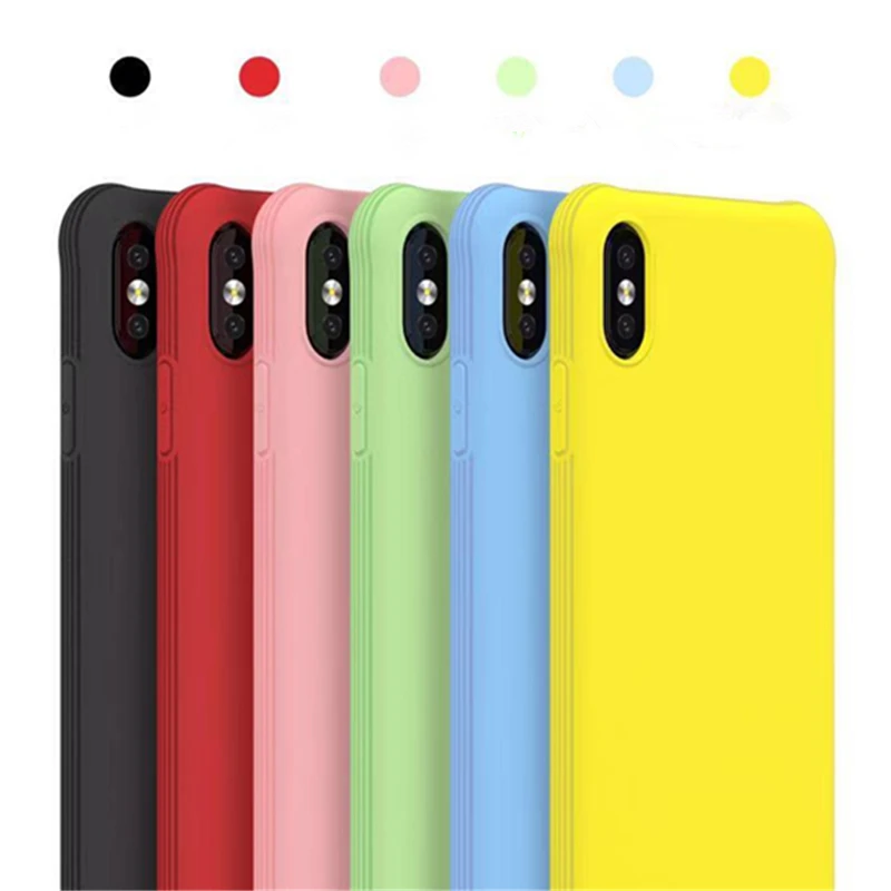 

Matte Frosted Feeling Soft TPU Case for Iphone 11 Pro Xs Max Xr X 6 7 6s 8 Plus Slim Thin Shockproof Protection Back Cover