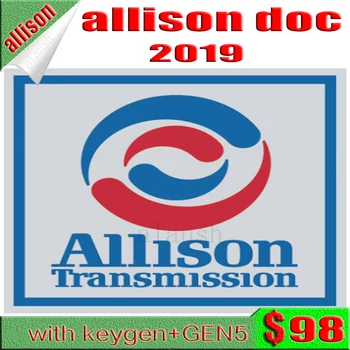 

2020 Hot Sell Allison DOC 2019 2017 + keygen + GEN5 File Transmission PC-Service Tool Can Work with NEXIQ Free Active