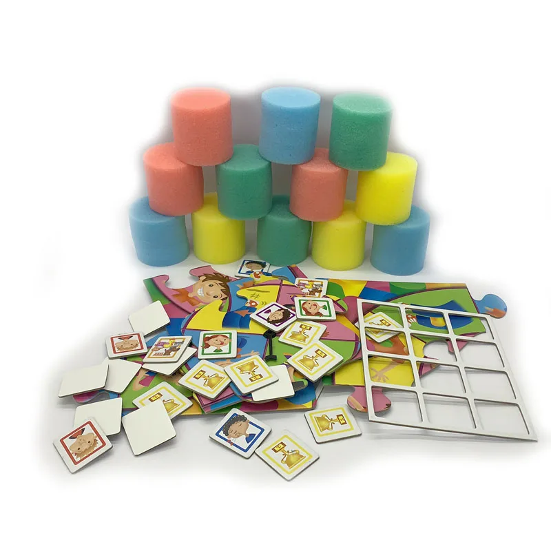 Wiggle& Giggle головоломка настольная Семейная Игра подарок на день рождения игрушки для мальчиков и девочек Интерактивная физическая и ментальная игра - Цвет: no box