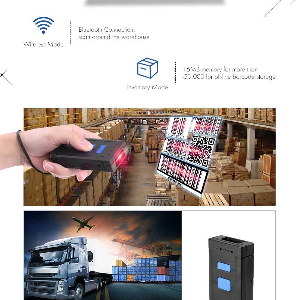 ISSYZONEPOS 1D сканер USB беспроводной лазерный сканер штрих кодов мини bluetooth-сканер для Android iOS для склада sup розничный магазин
