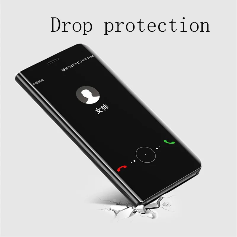 Умный зеркальный флип-чехол для huawei P30 P20 P10 Lite рro P9 P10 плюс Y5 Y6 Y7 Y9 Prime Honor 9 10 Lite 20 9X Pro 8X8 S 8C крышка