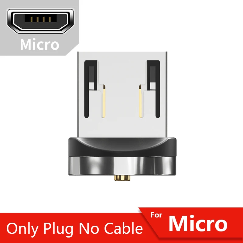 Essager магнитное зарядное устройство Micro USB кабель для iPhone samsung Android мобильный телефон провод для быстрого заряда шнур Магнит usb type C кабель - Цвет: Only Micro Plug