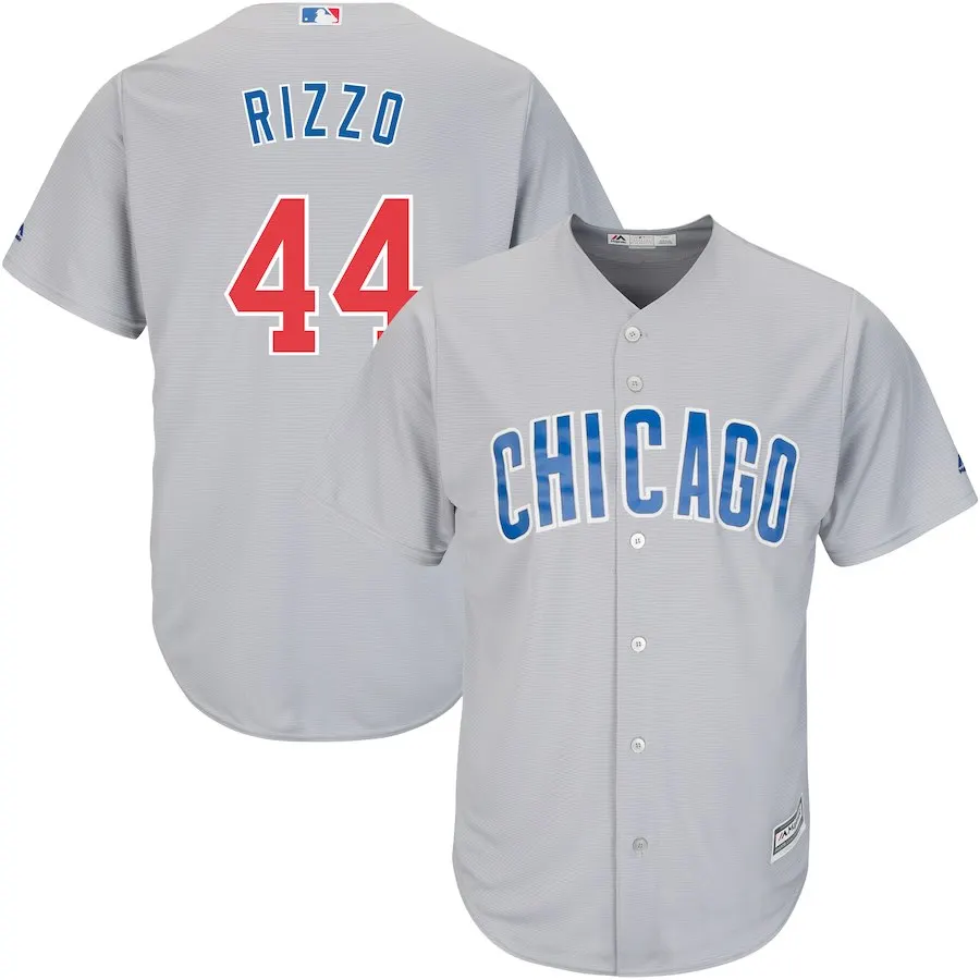 Мужская майка Chicago Javier Baez Anthony Rizzo Kris Bryant - Цвет: Коричневый