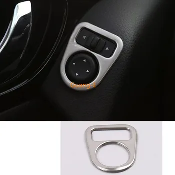 

Car Back Rear View Rearview Side Door Mirror Glass Switch Button Hoods Switch Cover Trim For Nissan Qashqai 2016 2017 2018
