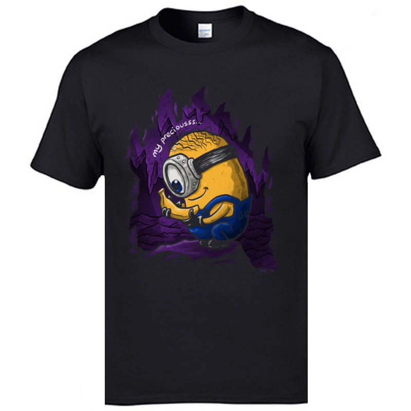Precious Banana Minions Kawaii Tee Shirt Pokemon Dragon Ball Funny Cartoon T Boy 100% Cotton Men Tees Cool Top Quality |
