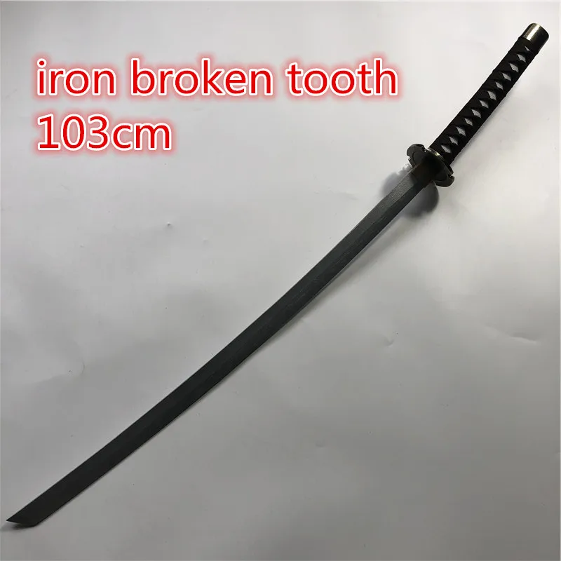 Inuyasha Spada Ferro Dente Rotto Spada Cosplay Prop Replica Pu Giocattolo Spada Anime Ninja Coltello 1:1 Samurai Spada 100Cm