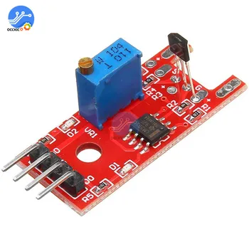 

4pin KEYES KY-024 Linear Magnetic Hall Switches Speed Counting Sensor Module for diy Starter Kit