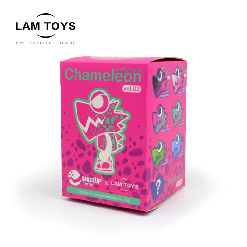 

Wazzup Color Changing Dragon 2 Generation Psychedelic Forest Mushroom Blind Box lamtoys Temperature Color Changing Toy Doll Hidd