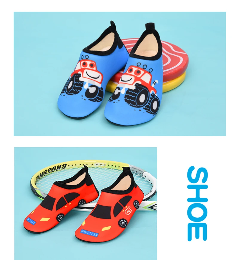 Kids Water Shoes Quick Drying Swim Pool Footwear Outdoor Barefoot Aqua Socks For Beach Home Floor Children Unicorn Slippers
